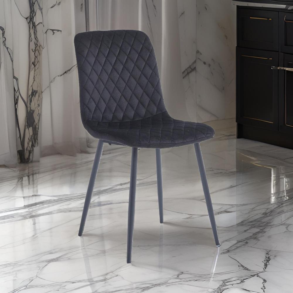 كرسي طعام مودرن عالي الجودة لون أسود