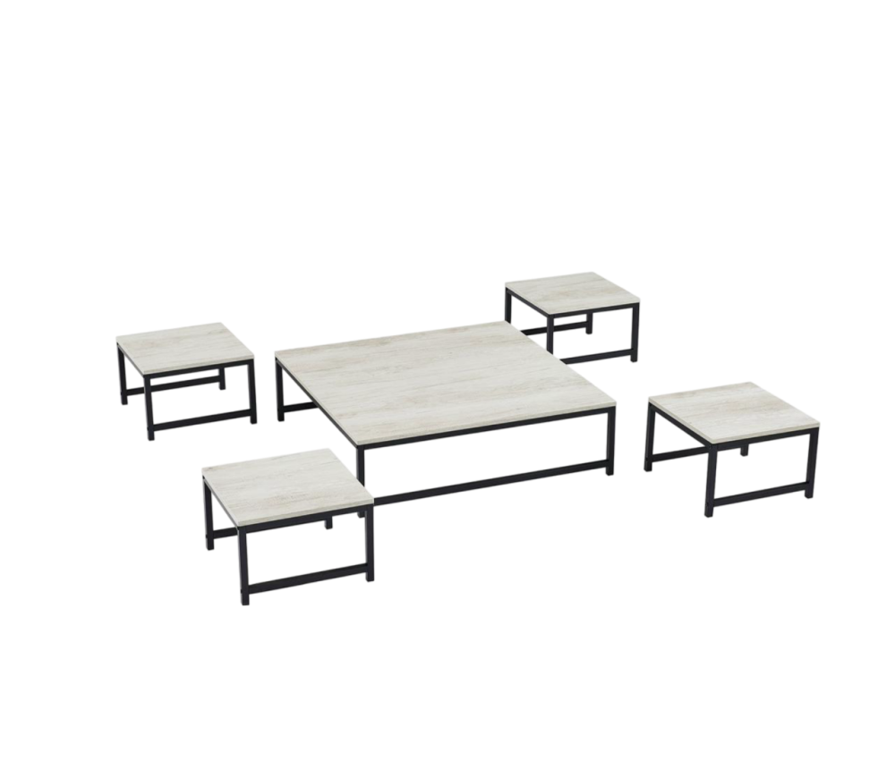 طقم خدمة أرضي لون بيج فاتح