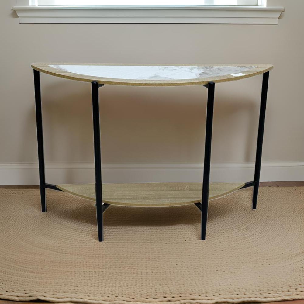 طاولة مدخل مودرن لون بيج