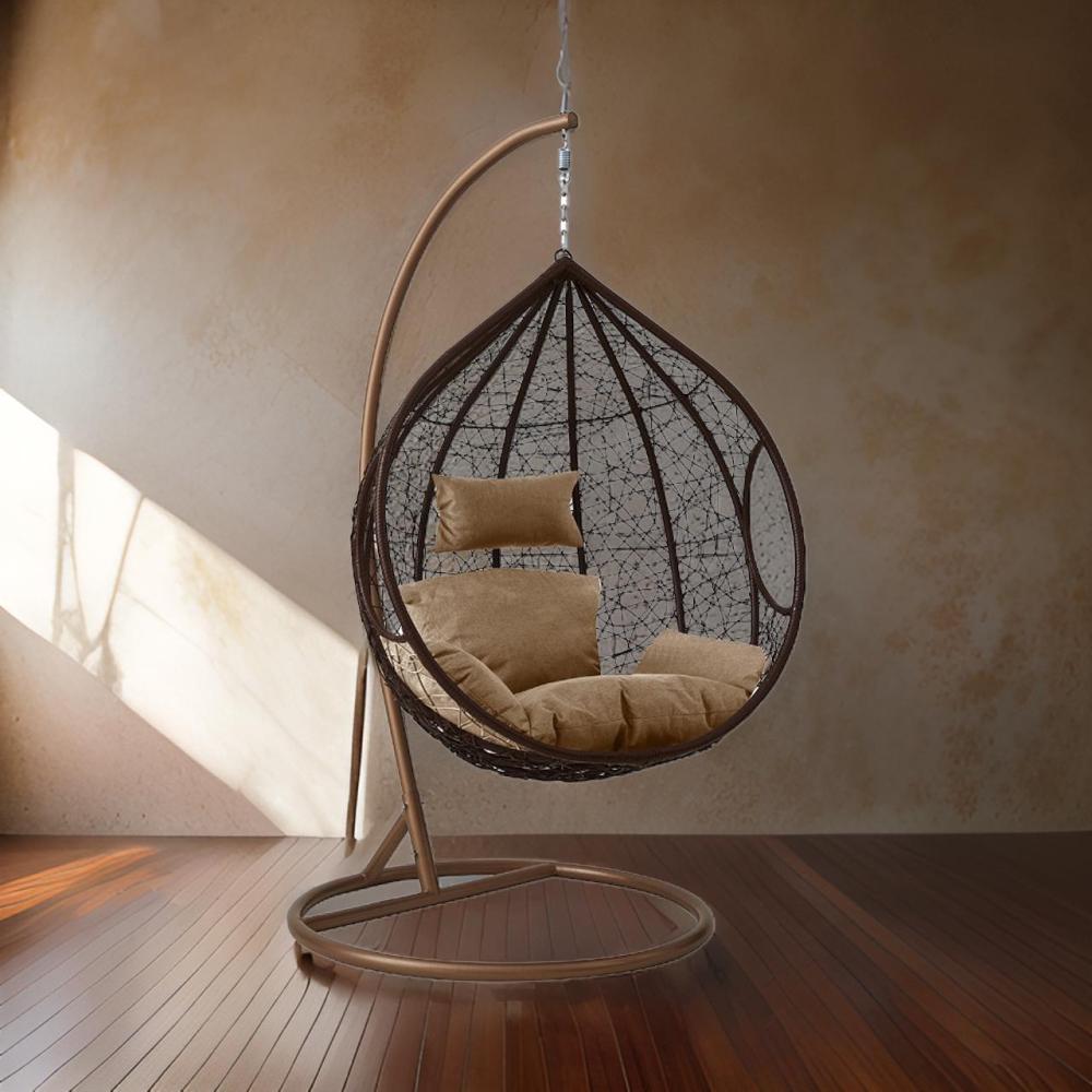 مرجيحه عش البلبل الرائعة لون كوفي