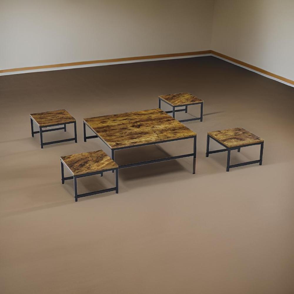 طقم خدمة أرضي لون بني