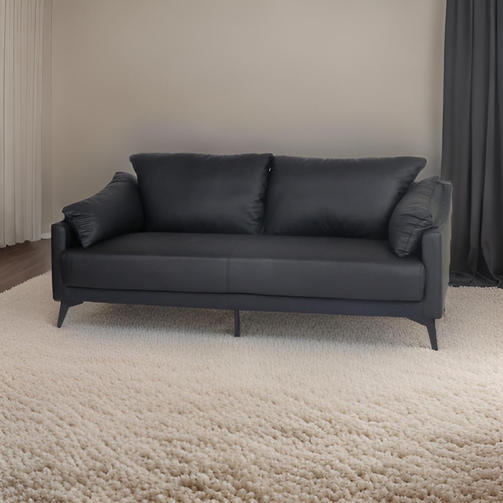 كنب فخم لون أسود