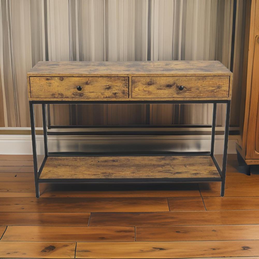 مدخل خشب فاخر مع درجين ورف إضافي