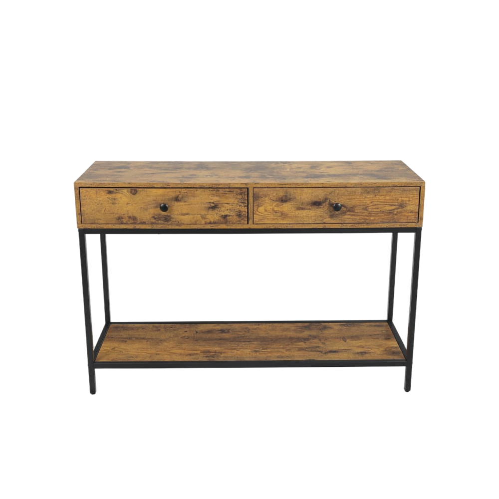 مدخل خشب فاخر مع درجين ورف إضافي