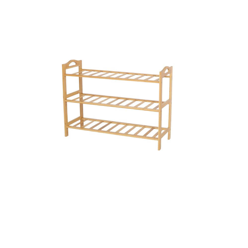 جزامة رفوف خشبية لون بيج 3 رف