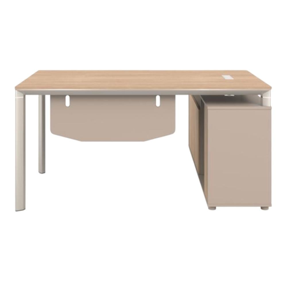 وحدة عمل مقاس 160 سم زاوية يمين أو يسار لون بيح