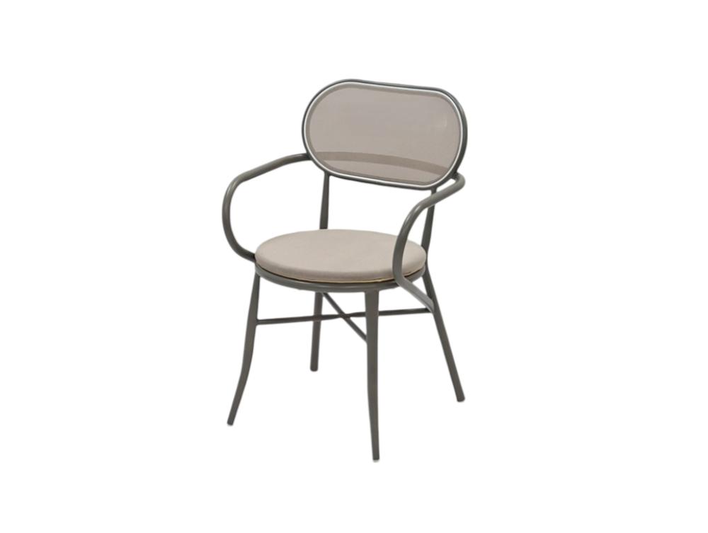 كرسي كافيه مودرن لون رمادي