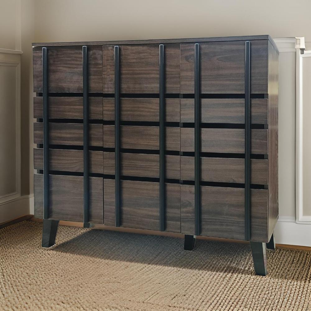 جزامة ماليزي 3 باب لون بني*اسود مقاس 120 CM