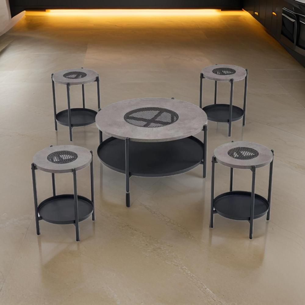 طقم طاولات مودرن خشب و راتان جودة وتصميم مبتكر