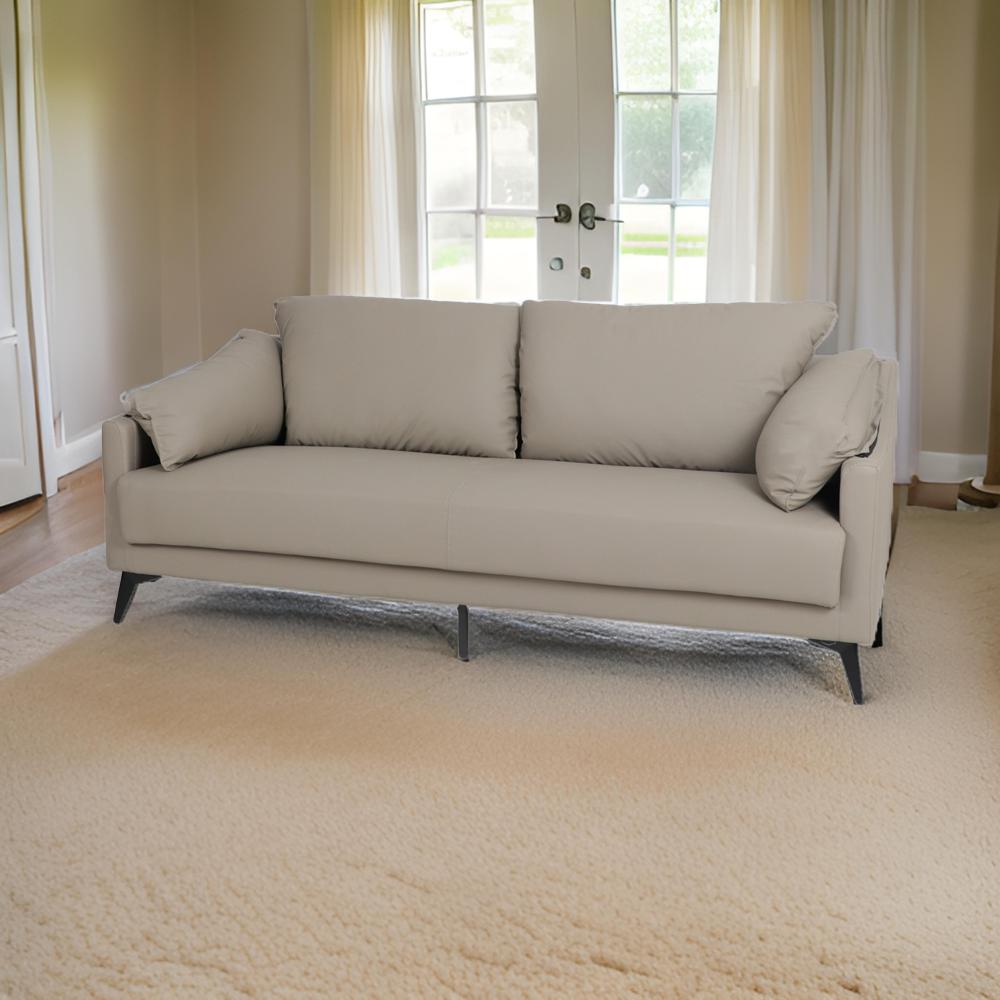 كنب فخم لون بيج