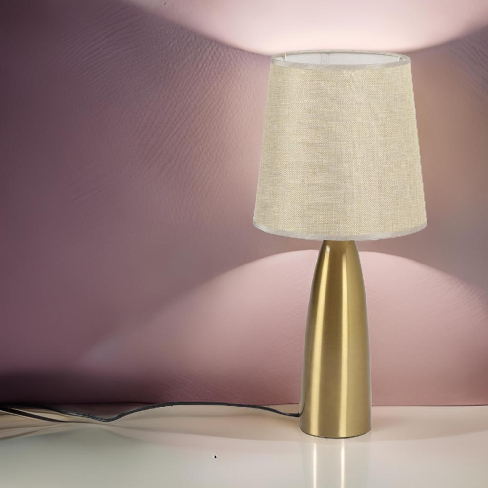 أباجورة جانبية لغرفة النوم ستيل ذهبي