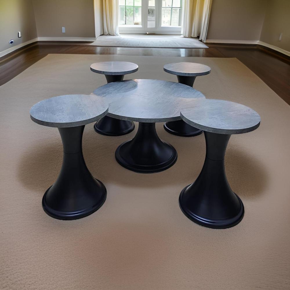 طقم خدمة رائع 5 قطع لون رمادي