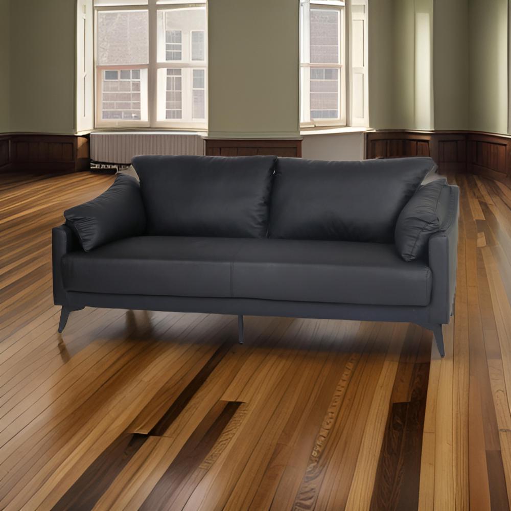 كنب فخم لون أسود