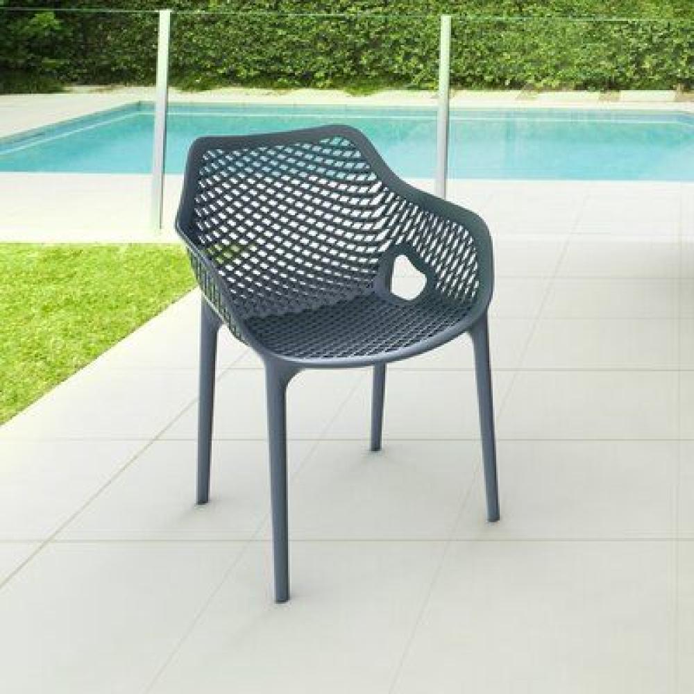 كرسي كافيه مودرن لون رمادي