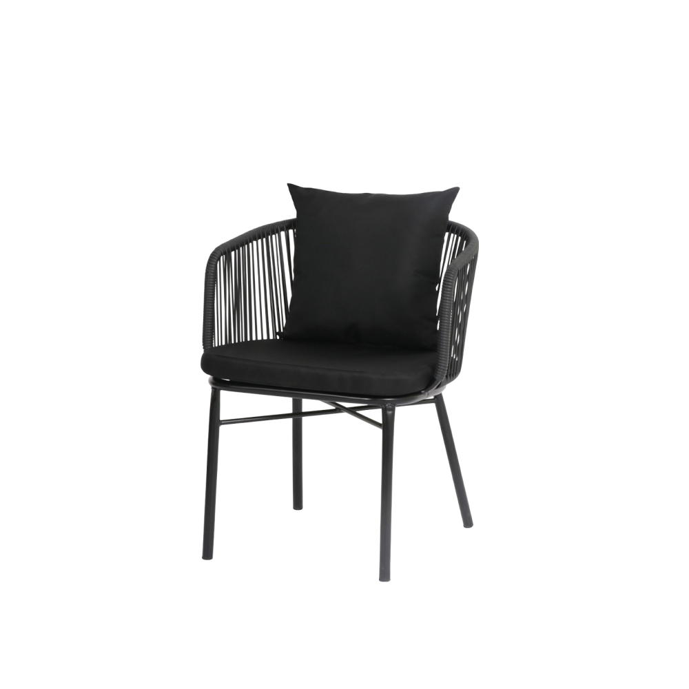 كرسي مقاهي رائع لون أسود