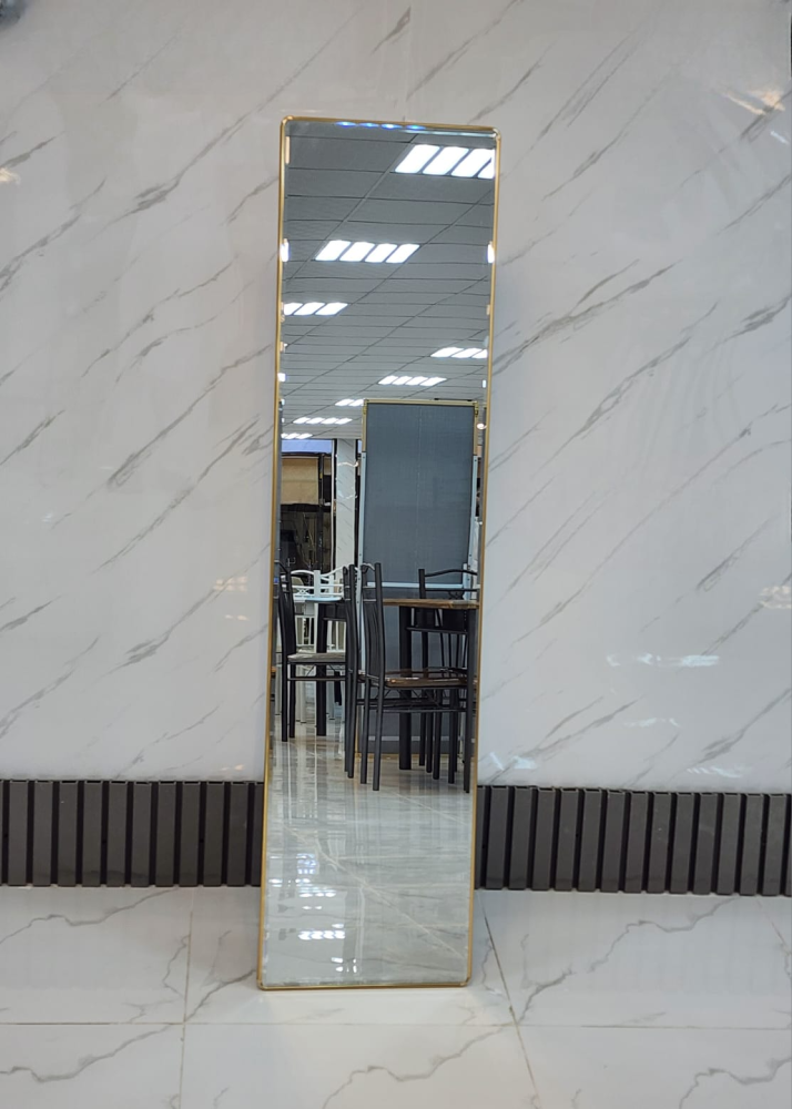 مرايا ستاند إطار ذهبي مقاس 160 سم