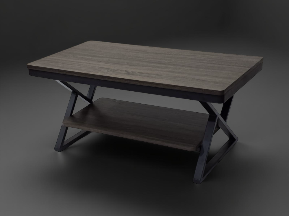 طاولة كنب راقية مقاس 110 سم لون كوفي