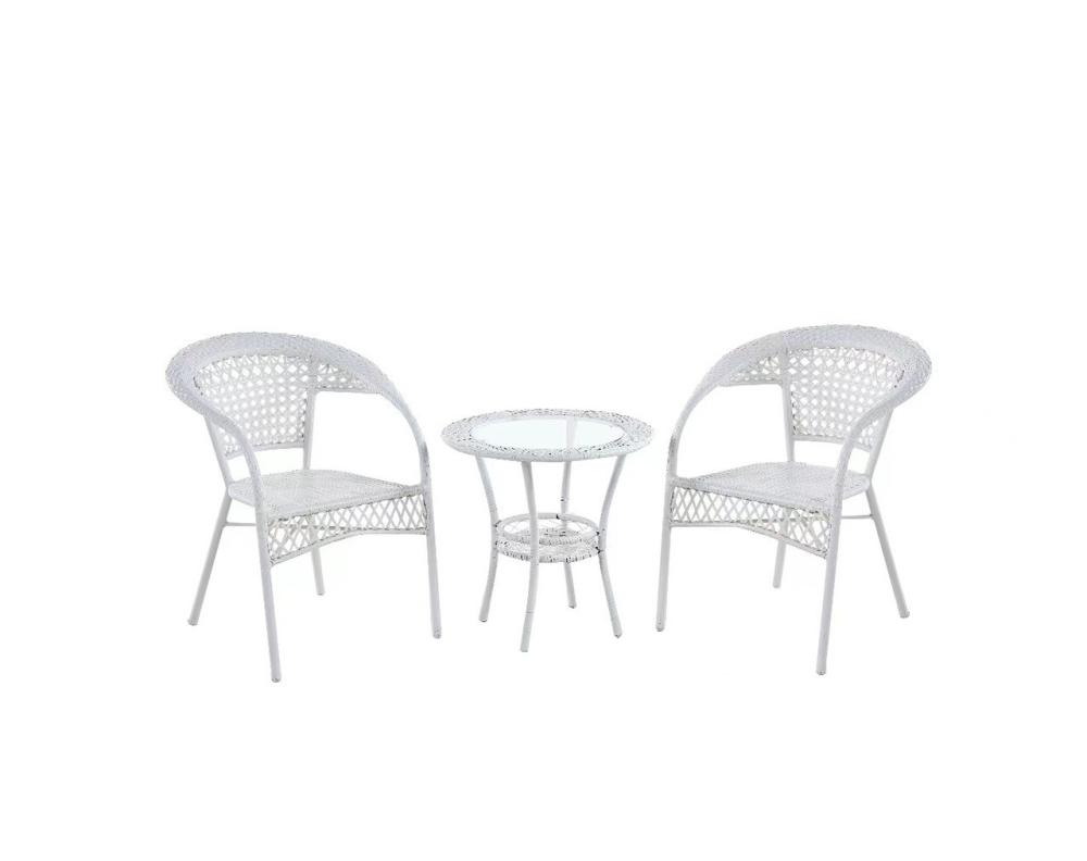 جلسة خارجية خيزران 2 كرسي + طاولة