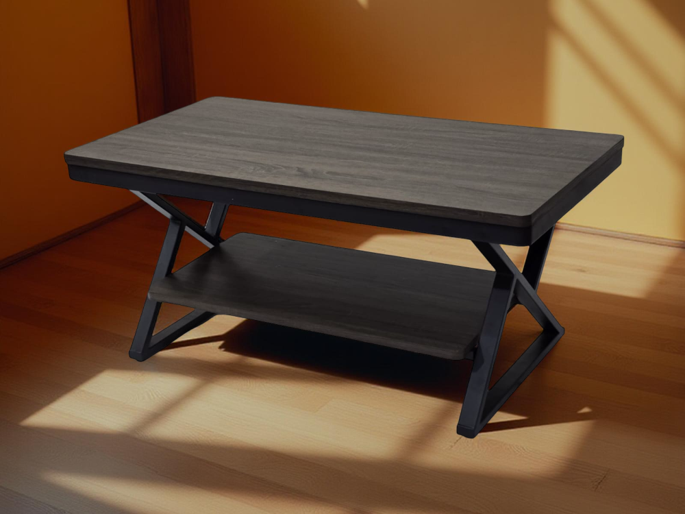 طاولة كنب راقية مقاس 110 سم لون كوفي