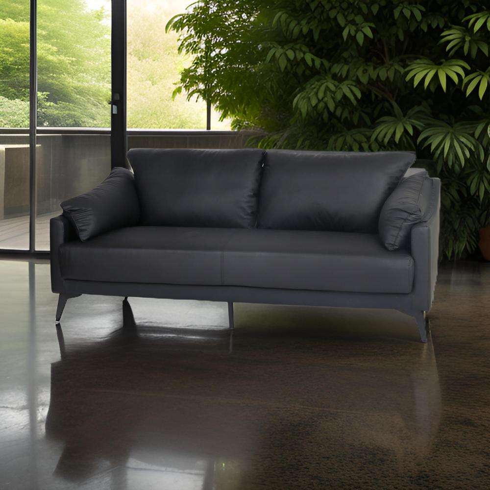 كنب فخم لون أسود