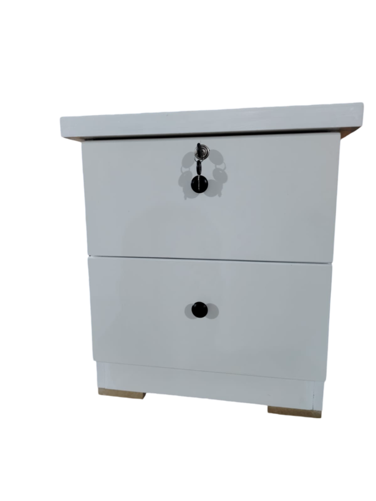 أدراج مكتبية لون أبيض