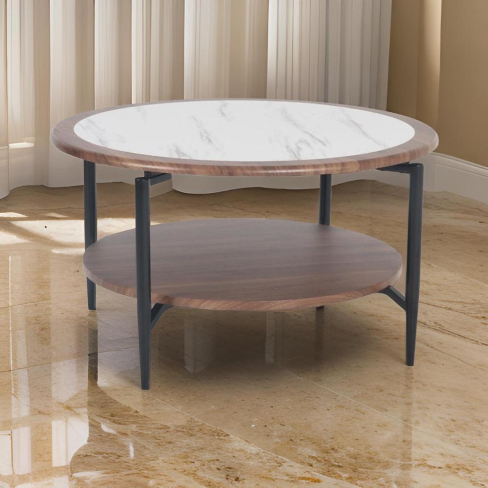 طاولة خدمة خشب رفين مقاس 100 سم