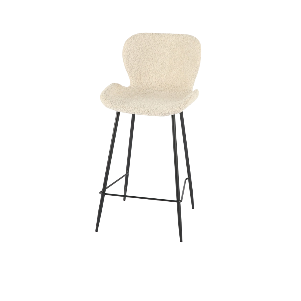 كرسي  بار بوكليه لون بيج