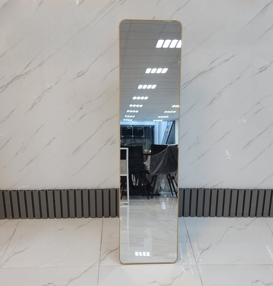 مرايا ستاند إطار ذهبي مقاس 150 سم