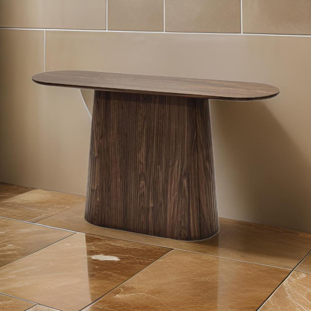 كونسول خشب مودرن لون بني