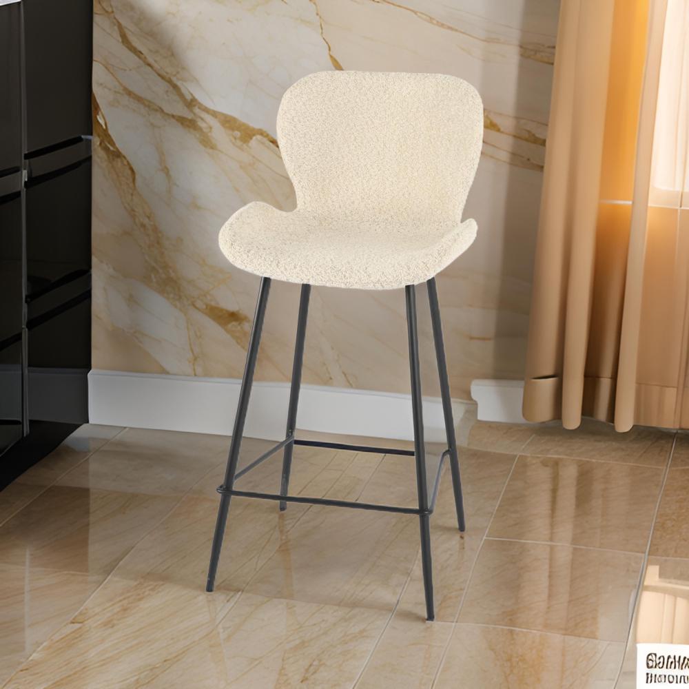 كرسي  بار بوكليه لون بيج