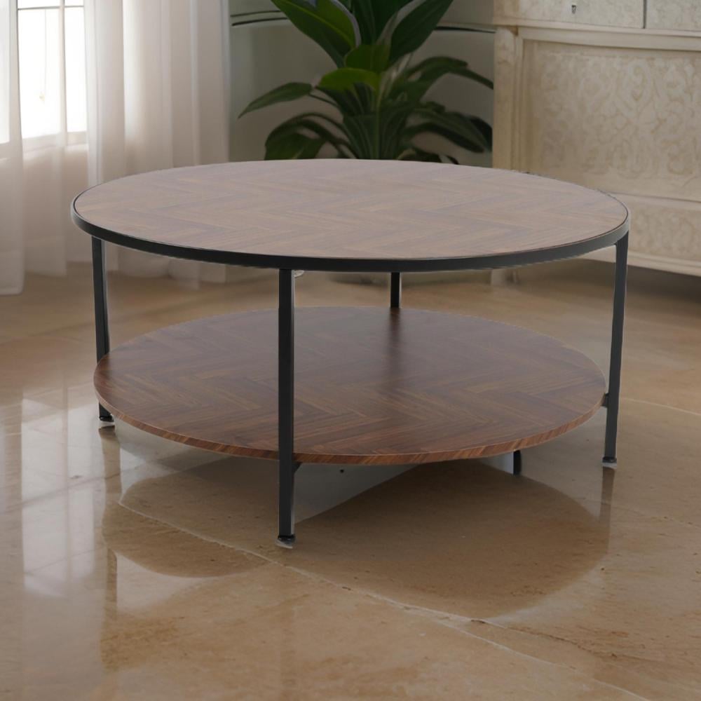 طاولة خدمة خشب رفين مقاس 100 سم