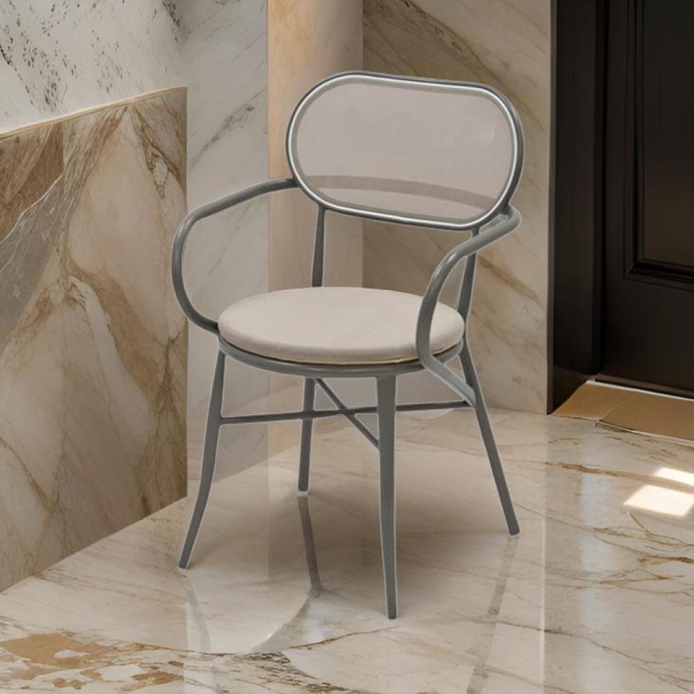 كرسي كافيه مودرن لون رمادي