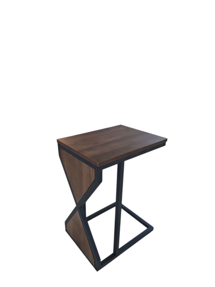 طاولة جانبية لون بني