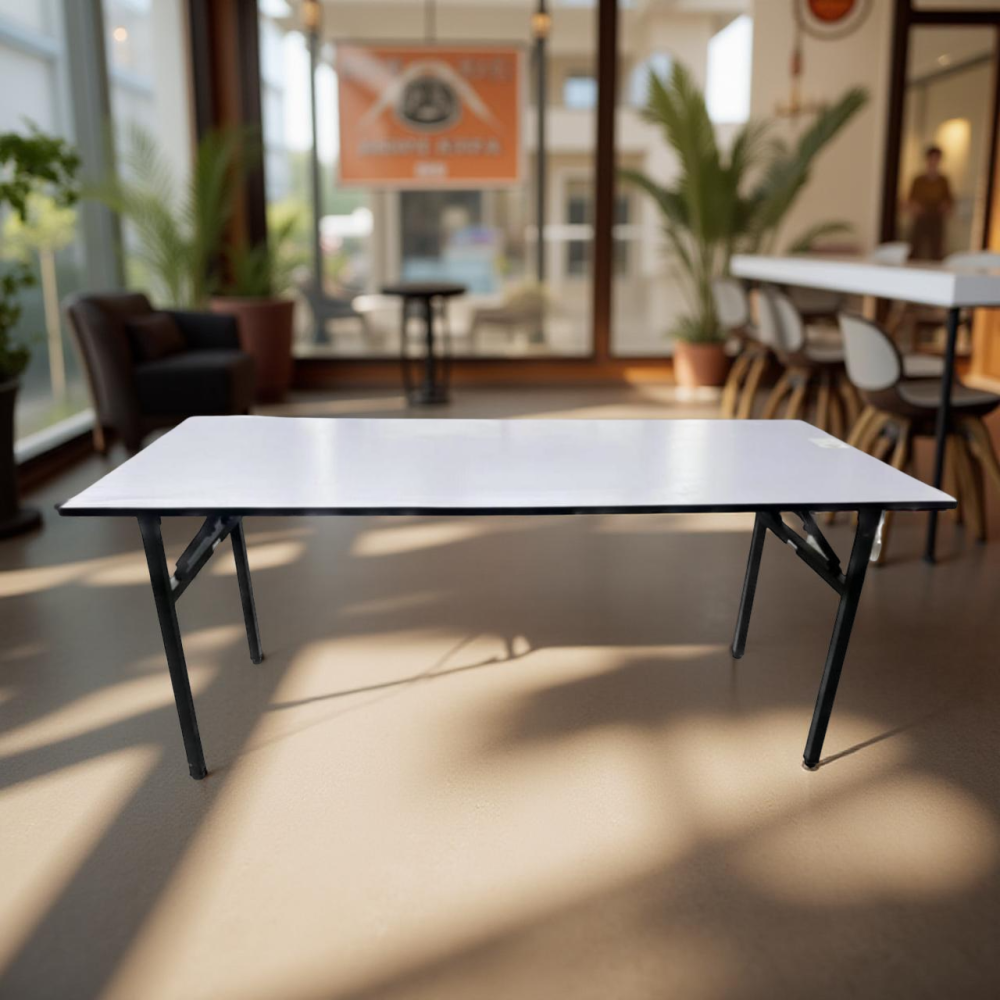 طاولة طعام كبيرة قابلة للطي مقاس 180 سم