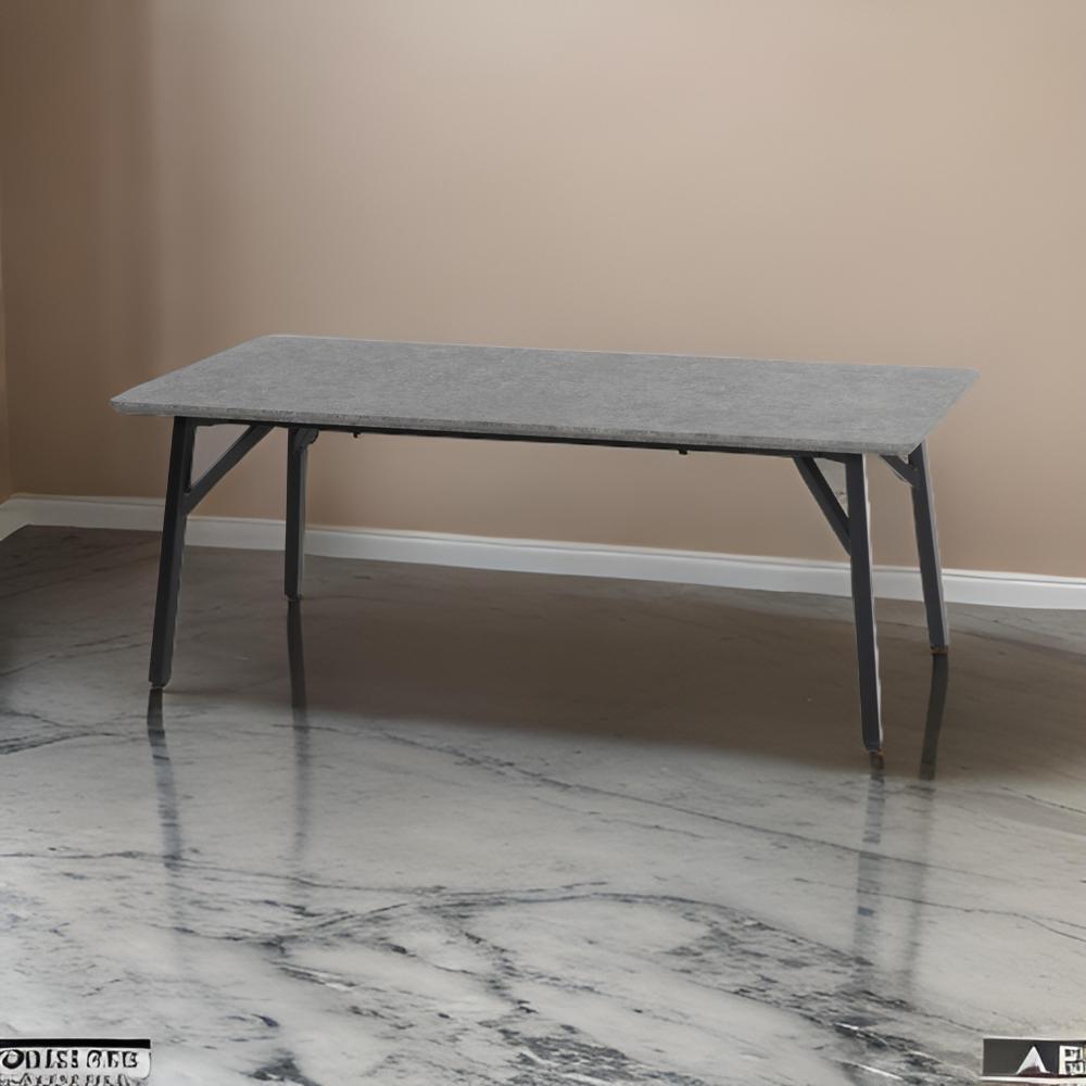 طاولة كنب مقاس 120 سم لون رمادي