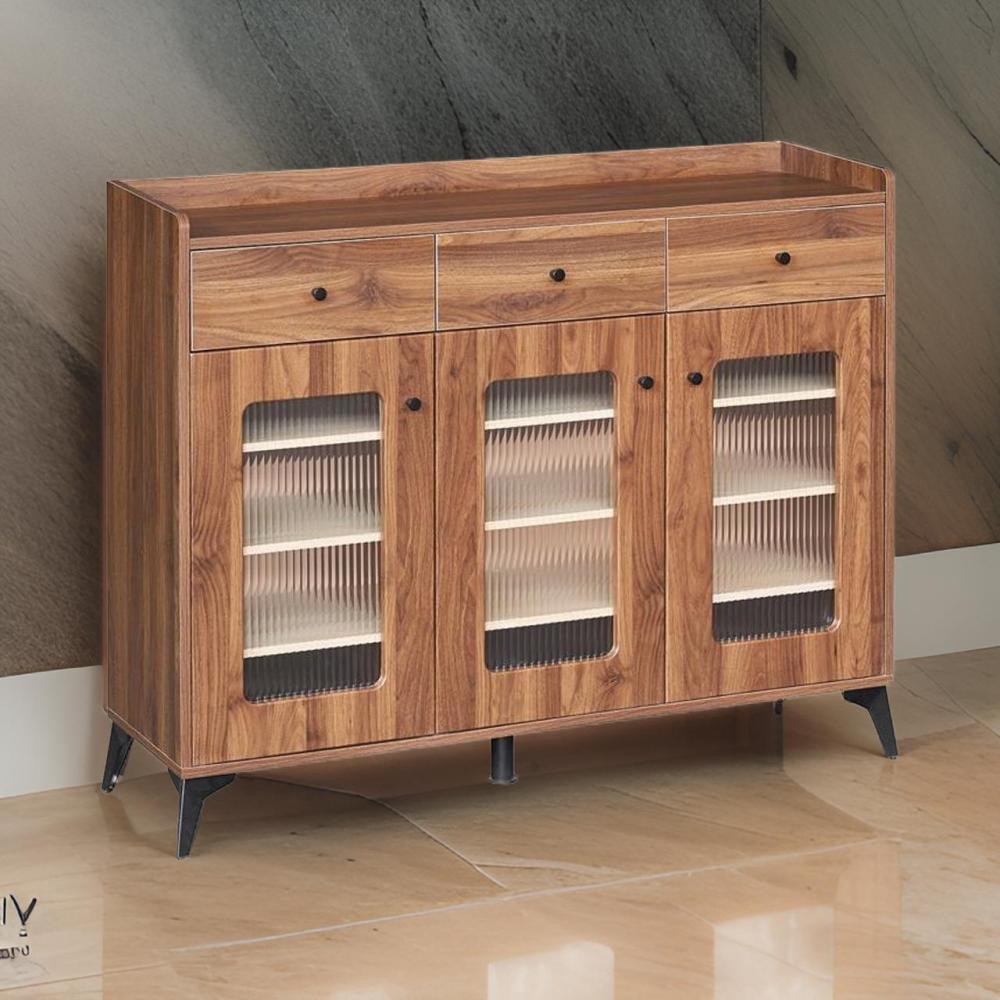 دولاب بوفيه فخم لون بني مقاس 120 سم