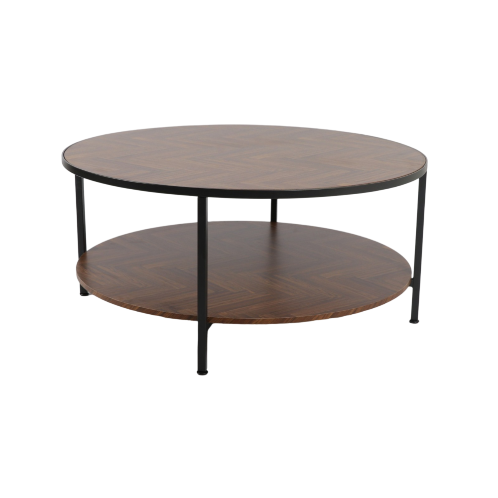 طاولة خدمة خشب رفين مقاس 100 سم