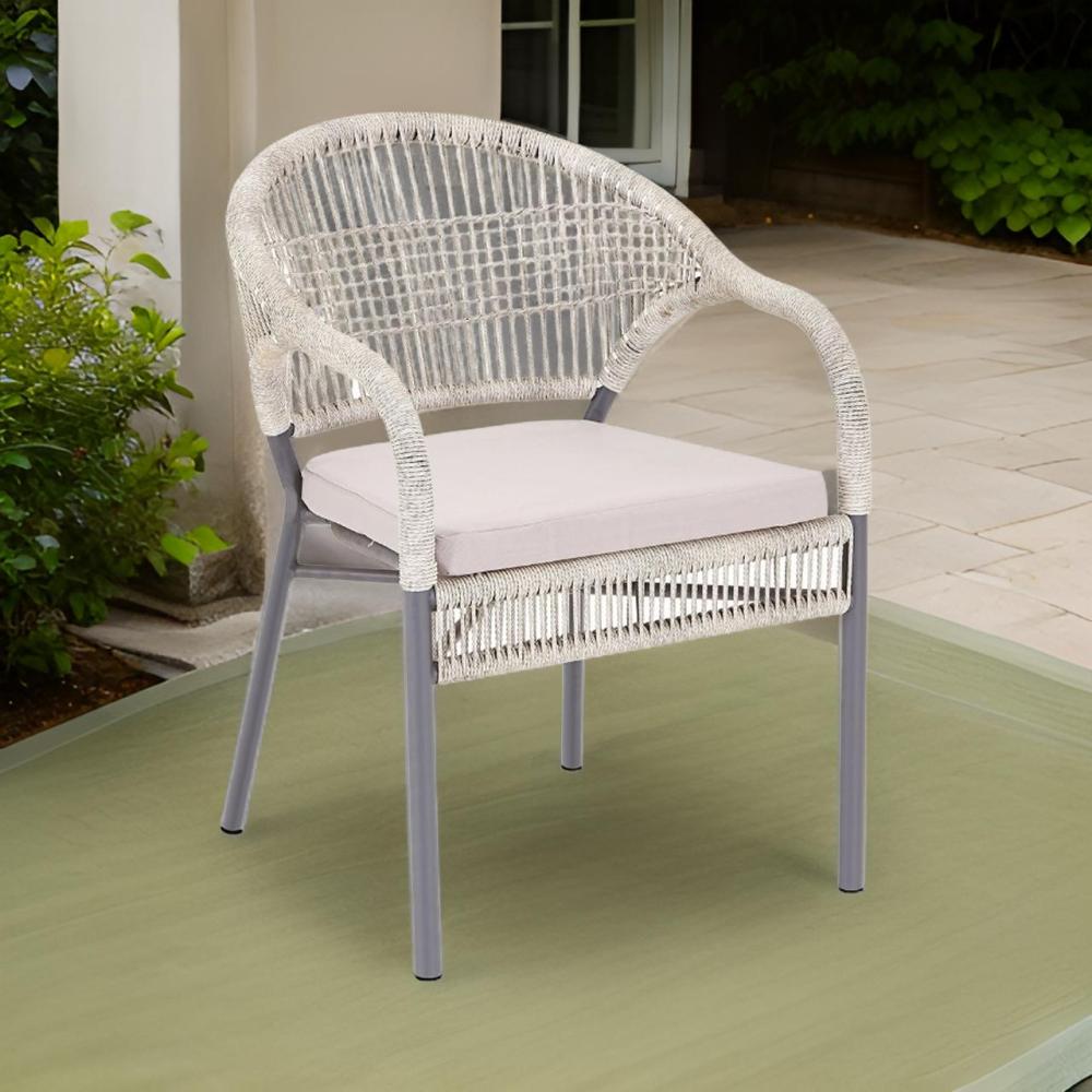 كرسي كافيه بتصميم عصري عالي الجودة لون رمادي