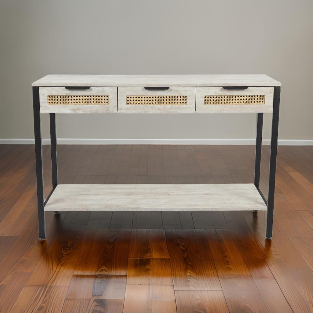 مدخل خشب مودرن مع وحدة تخزين أدراج