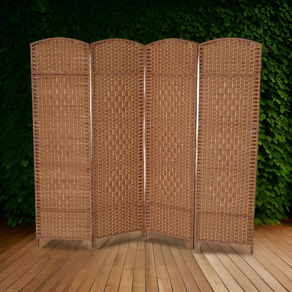 بارتشن - حاجز خصوصية لون بني فاتح