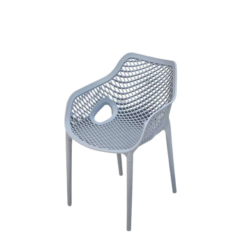 كرسي كافيه مودرن لون رمادي