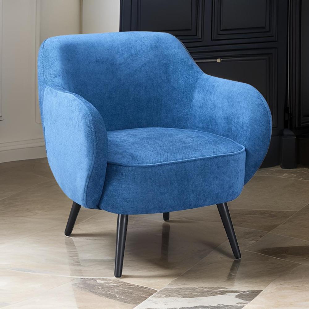 كرسي بوكلية رائع لون أزرق