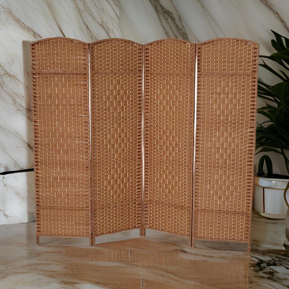 بارتشن - حاجز خصوصية لون بني فاتح