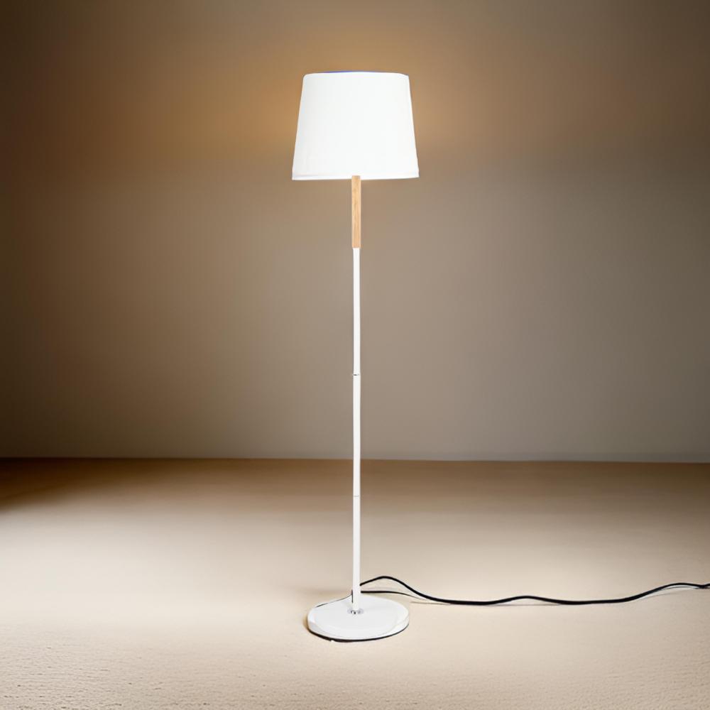 أباجورة راقية أبيض و بيج