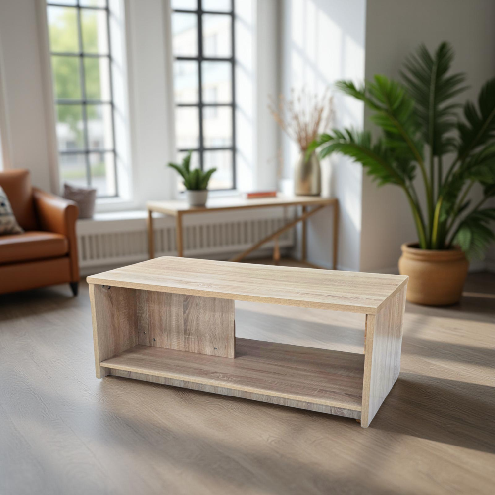 طاولة ضيافة مكتبية خشب لون بيج