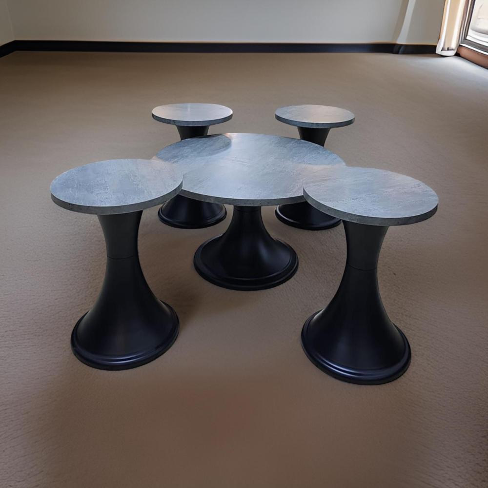 طقم خدمة رائع 5 قطع لون رمادي