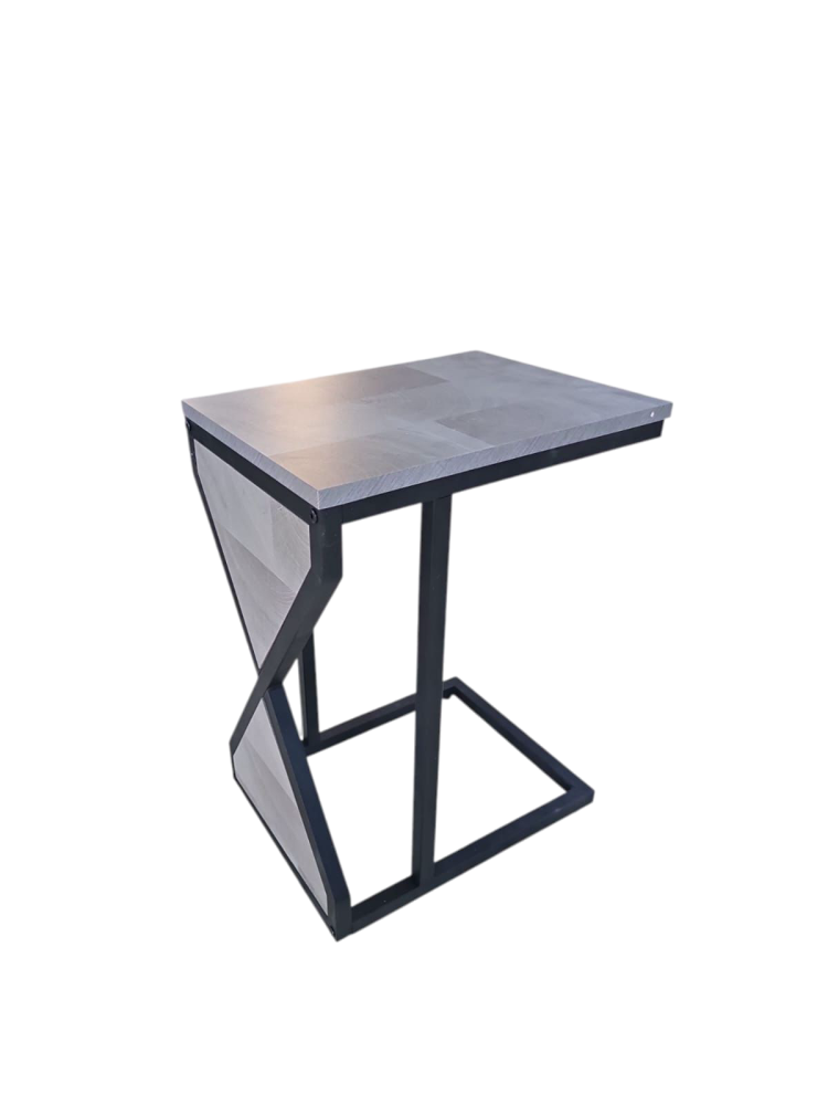 طاولة جانبية لون رمادي ميكس