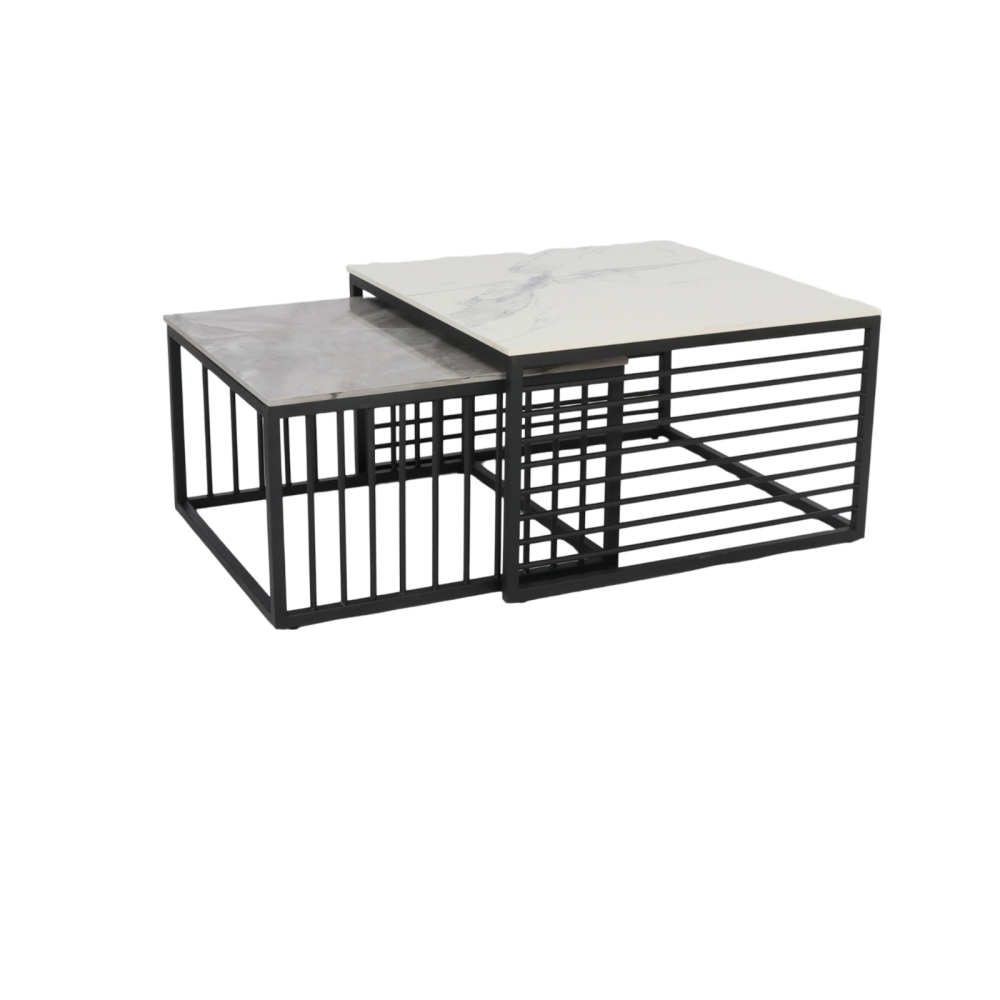 طقم خدمة ثنائي متداخل