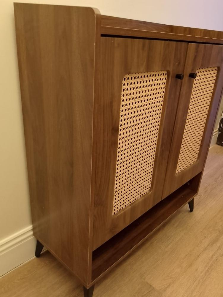 دولاب أحذيه راتان 2 باب مقاس 80 سم