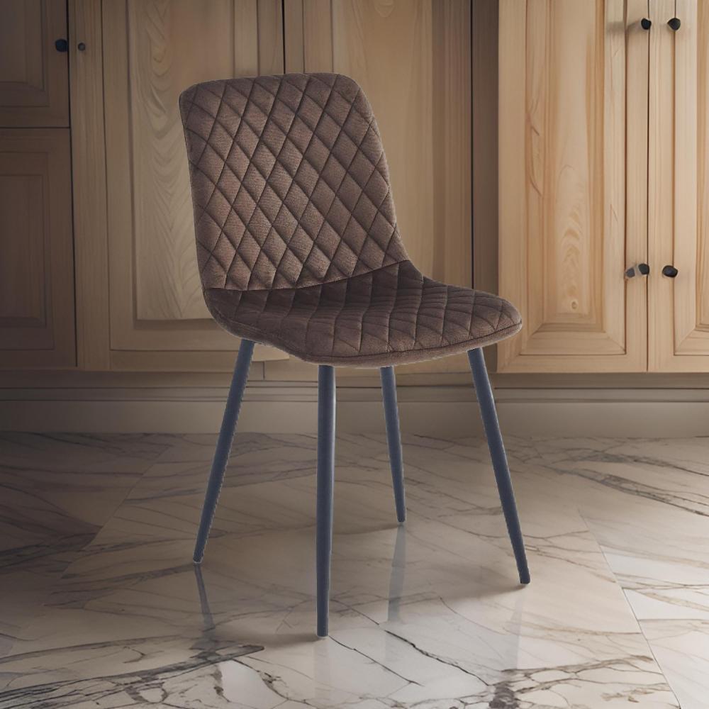 كرسي طعام مودرن عالي الجودة لون بني